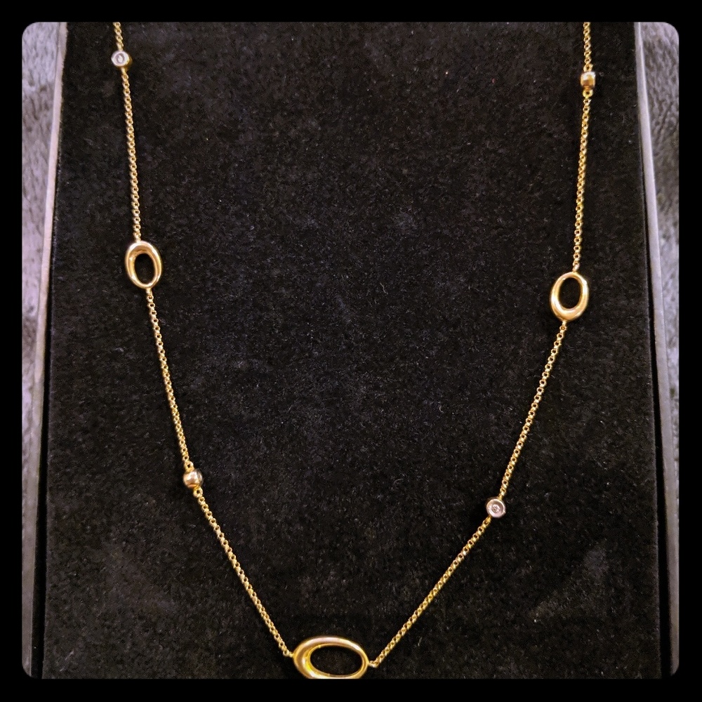 Gold and Diamond necklace
